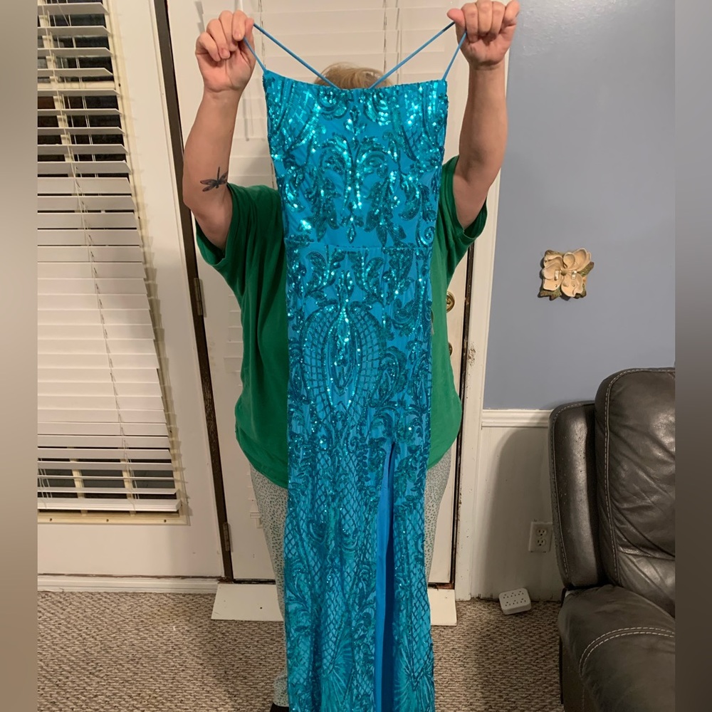 Windsor Blue Slip on dress